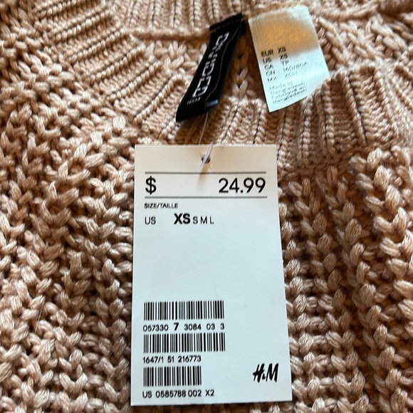 H&M Pink Sweater Brand New - Picture 3 of 3